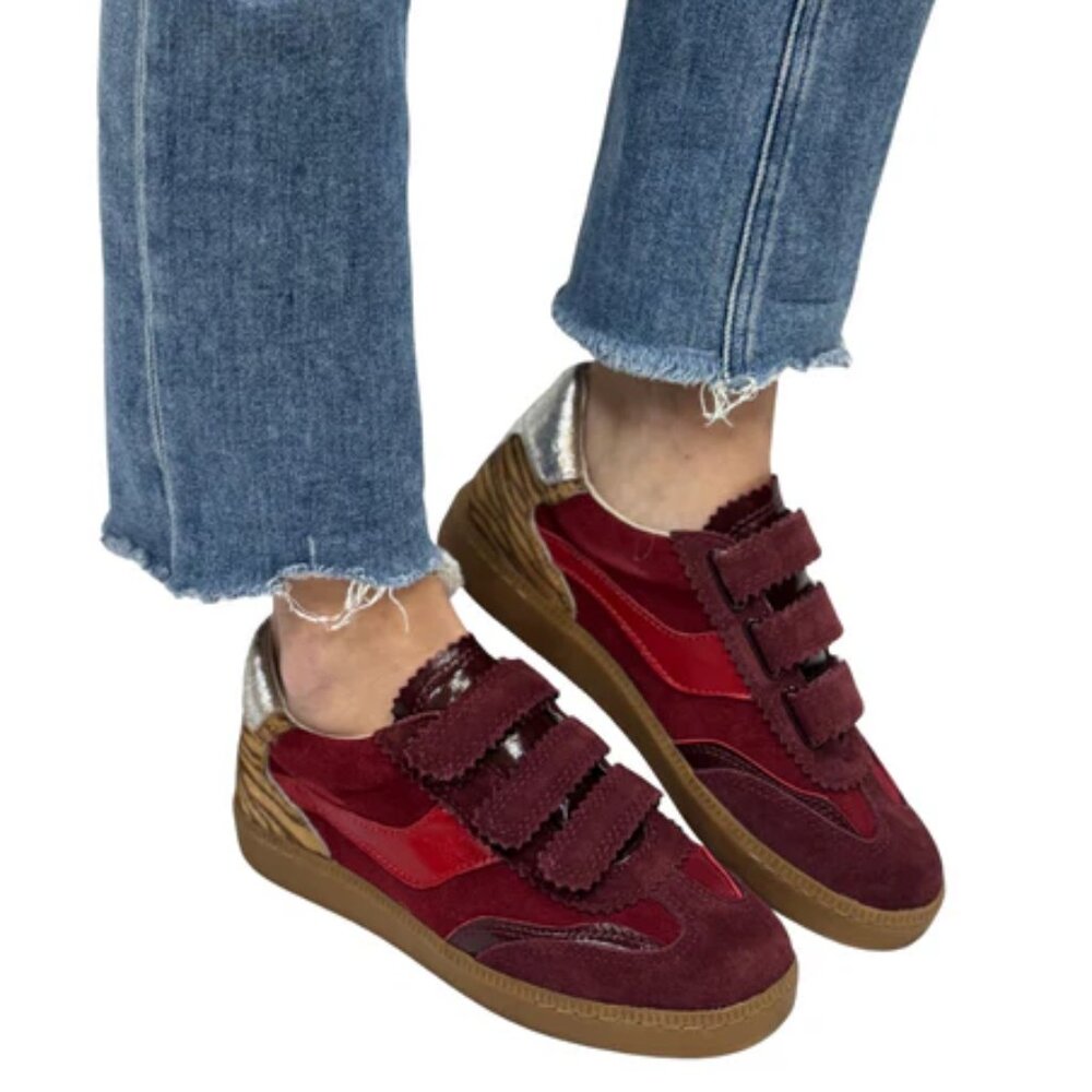 NEW DOLCE VITA Suede Notice Velcro Sneakers for women 266 2T6
